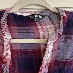 Express long sleeve flannel shirt